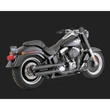 V&H Twin Slash 3" Slipons - Black (16343)